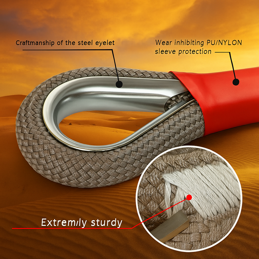 قلص 20 طن – طول 5 متر | أقوى حبل سحب للكشتات والطرق الوعرة